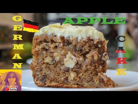 easy-rice-cooker-cake-recipes:-german-apple-cake-with-cream-cheese-frosting