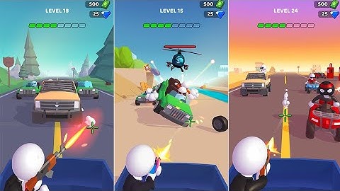 Rage Road Gameplay Walkthrough Level -(1-10) Android & iOS