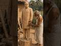 Babasaheb Ambedkar Wooden Statue 😮 | Amazing Wood Carving