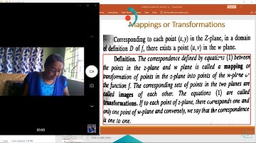 COMPLEX ANALYSIS  LECTURE 16 by RANJANA DUTTA