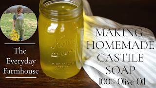 Making Liquid Castile Soap