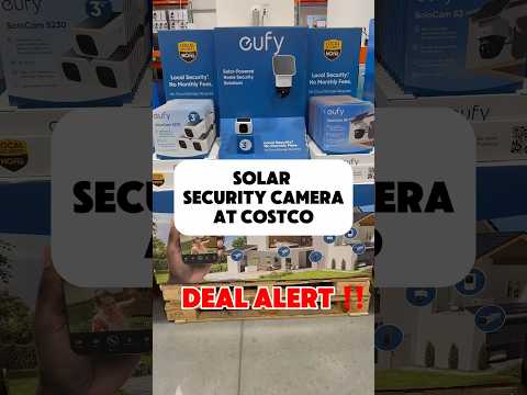 Unbeatable Costco Deal‼️3-Pack Eufy Solar Security Cameras for 9.99! 💥 #costco #homesecurity