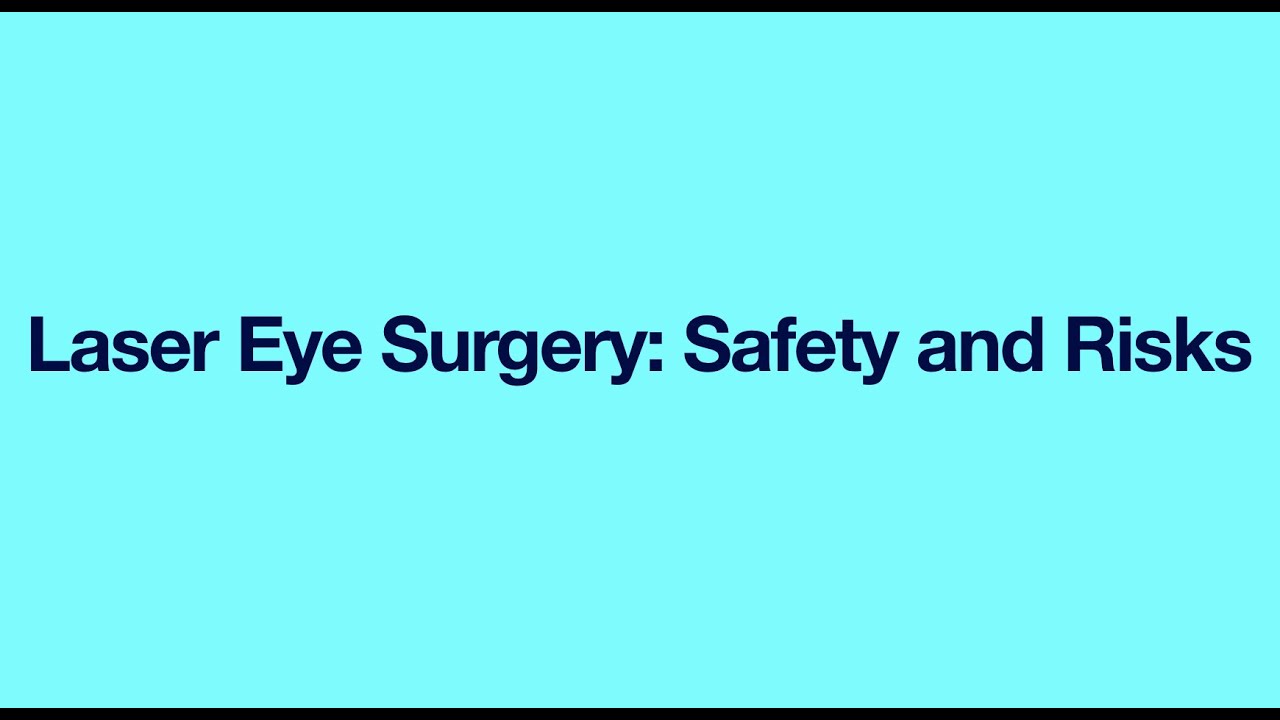 Laser Eye Surgery Safety, Risks and Statistical Results Part 6 of 10