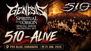 510 - Alive | Genesis: Spiritual Return to Origin Orchestra Set LIVE at Pos Bloc Surabaya (4K)