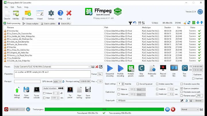 FFmpeg Batch AV Converter - Stream multiplex