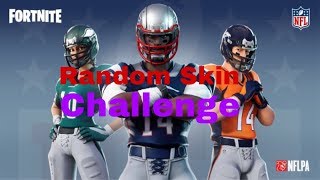 The Random NFL Skin Challenge In Fortnite Battle Royale!