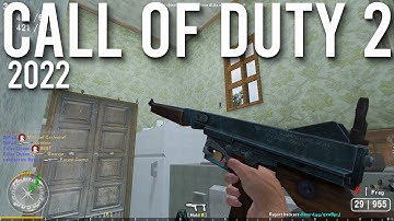 Call of Duty 2 Multiplayer In 2022 Custom Map Gameplay | 4K