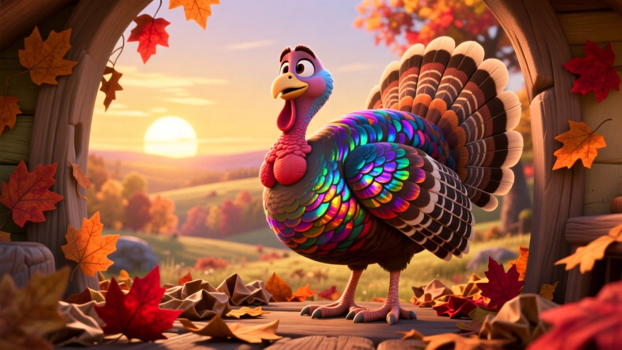 Turkey on Thanksgiving 🦃🍁 | Learn Animals and Holiday Fun for Kids | Preschool Educational Video