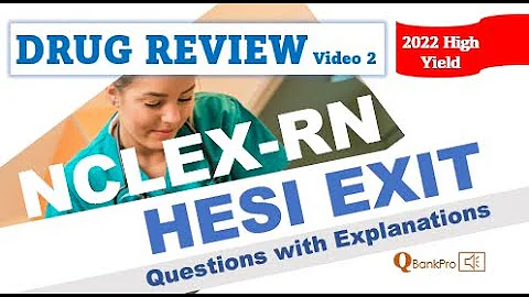 NCLEX Review 2022, Nursing Practice Test | NCLEX DRUGS | High Yield Questions and Answers