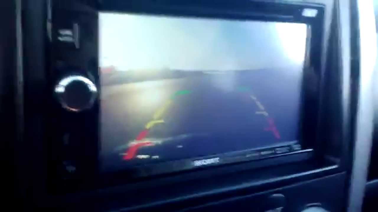 Sony XAV-68BT Backup cam as rear view - YouTube