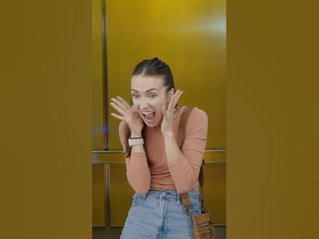 Hold the elevator!!!! 🏃‍♀️ #funny