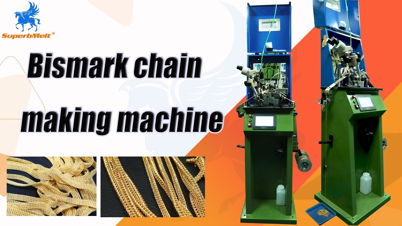 SuperbMelt Automatic Laser Bismark Chain making Machine for jewellery Bismark chain coupling