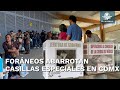 Casillas especiales registran largas filas; foráneos buscan emitir su voto este 2 de junio