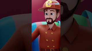 Fire Truck Song | Nursery Rhymes &amp; Kids Songs | Happy Tots #baby #shorts
