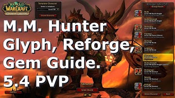5.4 Marksman Hunter PvP Gem | Reforging | Enchant | Stat Guide!