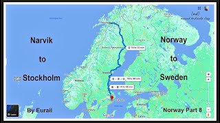 Narvik to Stockholm I Eurail I Lapland I Arctic Circle I Norway Part 8