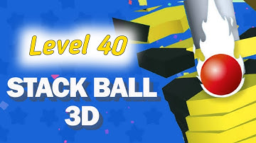 Stack Ball - Gameplay ( Level 40 )