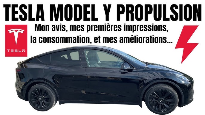 Accessoires #1] Tesla Model Y propulsion Enjoliveur noir Mat 