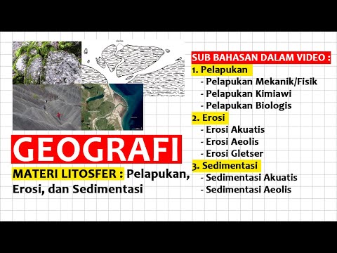 Video: Perbedaan Antara Erosi Dan Pelapukan