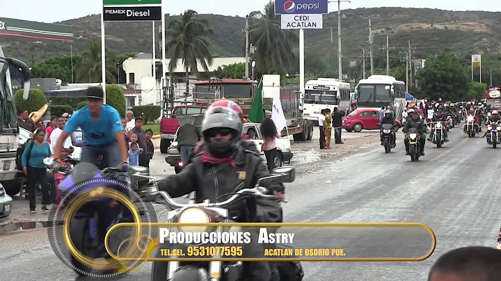 Feria San Rafael recibimiento de Paisanos Acatln d...