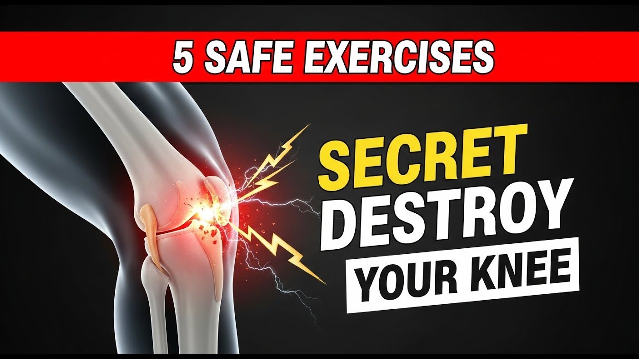 STOP! The 5 "Safe" Exercises That DESTROY Your Knees (Seniors Over 60) | Senior Health Tips