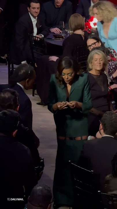 Taraji P. Henson loses her diamond earring whilst hosting Time 100 Gala in NYC 😳