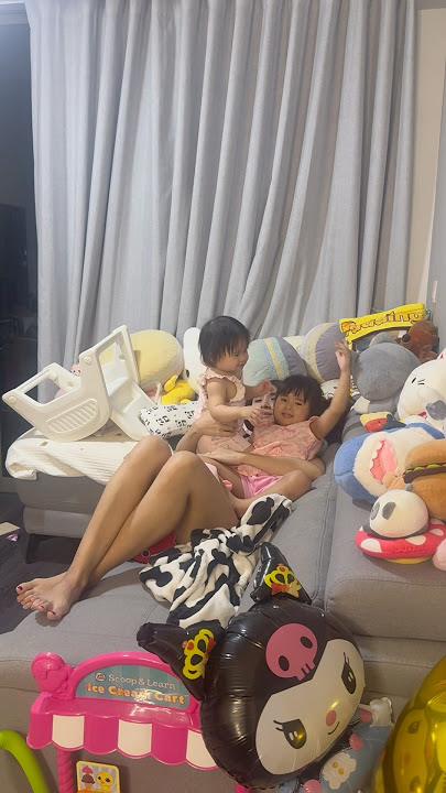 3 movable plushies #shorts #familyshorts #babyshorts #baby #babygirl #toddlers #home #kids #girl