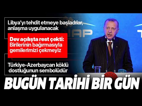 Başkan Erdoğan ve Aliyev TANAP Avrupa bağlantısının açılışını yaptı