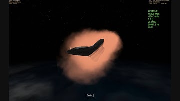 Space shuttle Discovery (sts-119 coms)  Orbiter Re-Entry and Landing simulation Part 1