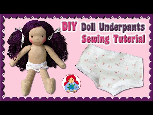 DIY, (Waldorf) Doll Underpants