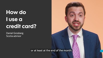 How to use a credit card