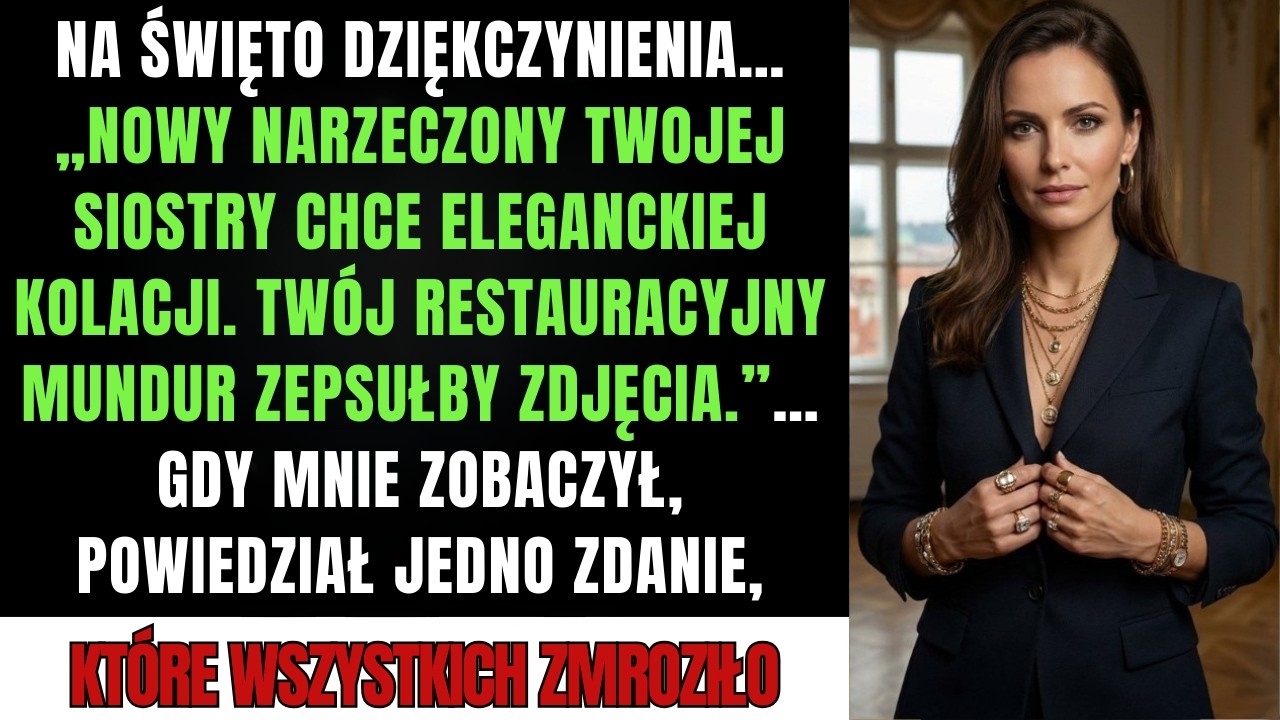 RODZICE ZAKAZALI MI PRZYJŚĆ NA ŚWIĘTO DZIĘKCZYNIENIA PRZEZ NARZECZONEGO SIOSTRY — CO POWIEDZIAŁ?