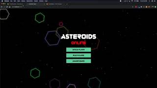Building a Multiplayer Asteroids clone In JavaScript/Python/AWS - Part 1