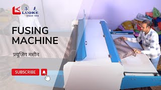Fusing Machine Full video | फ़्यूज़िंग मशीन फूल वीडियो #fusing #china #surat Wealth