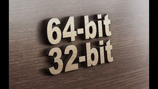 how to run 64bit (games/programes) on 32bit or the opposite