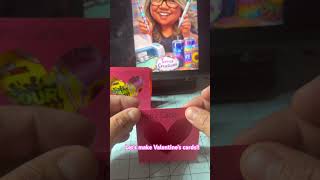 Tutorial valentine card !!! got the template at Cricut design space #joyxtra #cricut