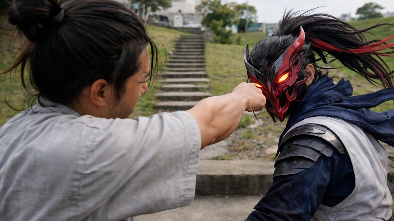 프제짱 형님한테 교육 당하는 영상 (요네VS야스오)