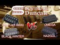Seymour duncan bridge pickups black winter omega nazgul jb sh4   tone comparison