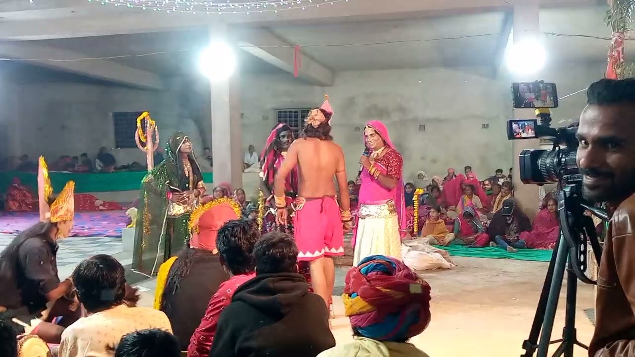 सामल की नगरी में खेड़ा देवि माता जी काला गोरा का खेल सुरेश जी लाइट डेकोरेशन बो0 मादड़ी 8302600050