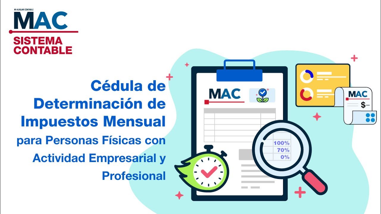 Cédula Determinación de Impuestos Mensual para Personas Físicas ...