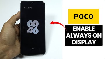 How to Enable Always On Display in Poco Phone | Turn ON AOD