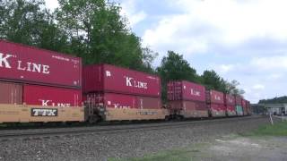 NS 7554 Leads A Stack Train @ Lily, PA w Canon HF11