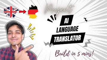 AI Language Translator Built from Scratch - AI basic project
