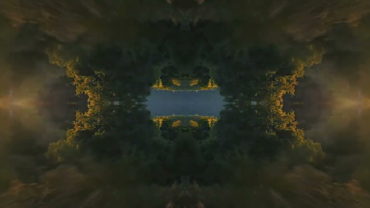 🌲 Forest Psytrance Visuals | Trippy Psychedelic Journey