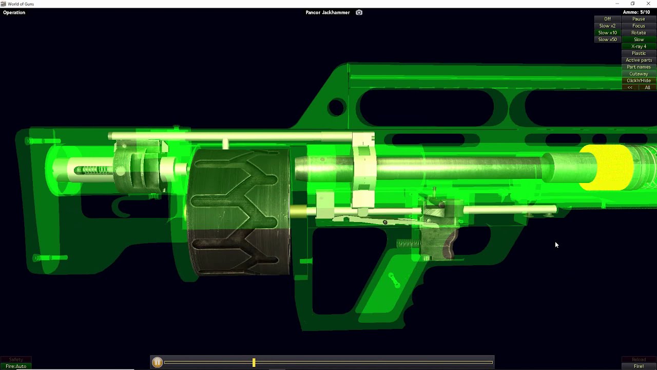 Looking at how the Pancor Jackhammer automatic shotgun works. 