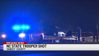 NC trooper shot in Yancey Co. during chase, suspect dead