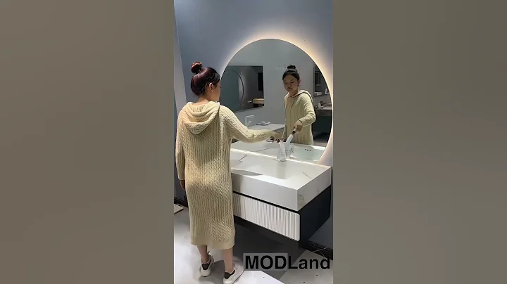 Beautiful bathroom vanity set #modland