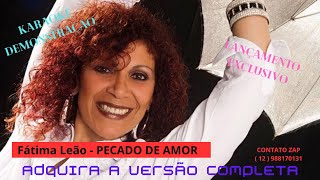 KARAOKÊ -  FÁTIMA LEÃO - PECADO DE AMOR  -LÁ BEMOL MAIOR   -  CONT -  12 988170131