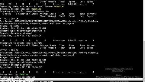 CFSummit 2017 - Containerization with ColdFusion
