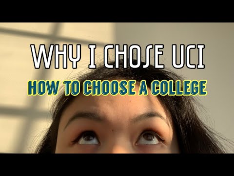 Видео: why i chose uci || how to choose a college || katie girl